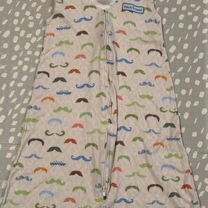 HALO SleepSack Wearable Blanket – Mustache Print – Size Medium (6–12M)